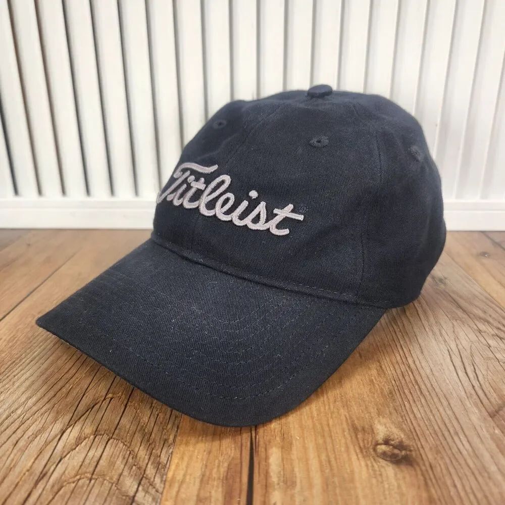 Titleist Breast Cancer Awareness Ribbon Strapback Hat Cap Black Pink Golf Sports